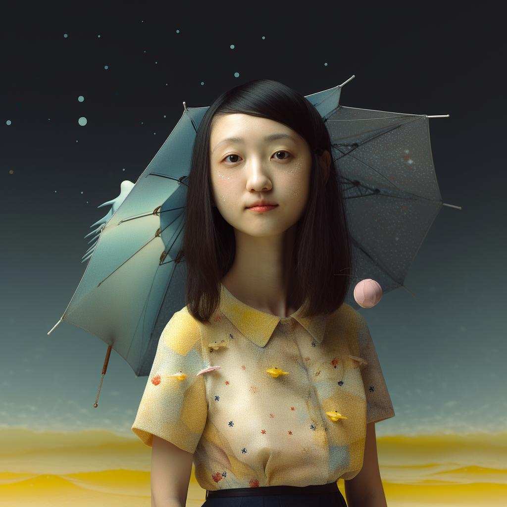 Portrait of Lily Chen, artist at Dead End Gallery