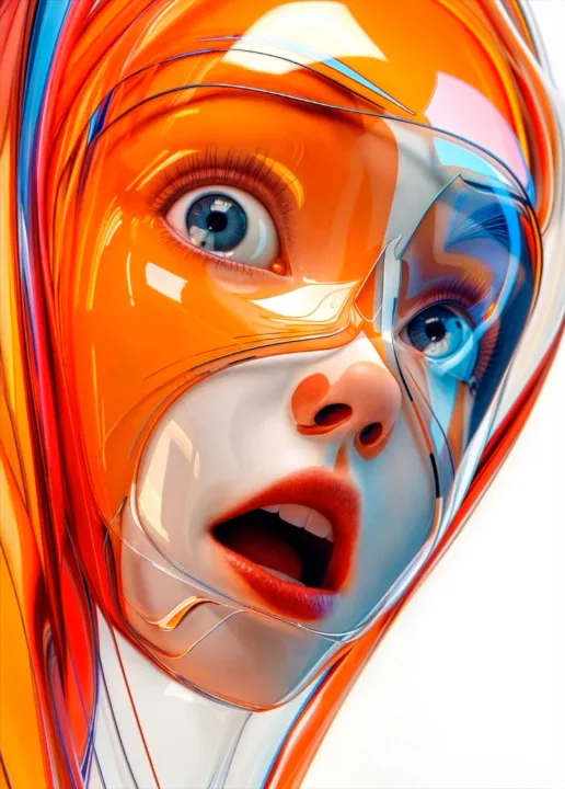 Perspexs of life Model 03 - artwork by Edwin Westerbeek
