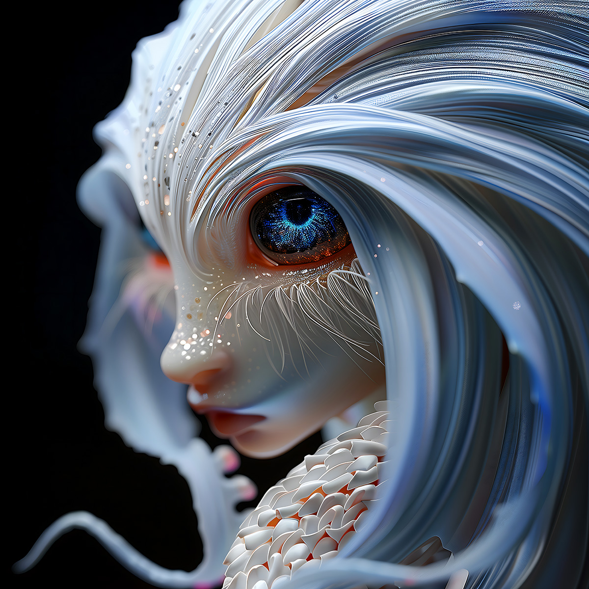 Bastopia  - The soul of AI - artwork by Bas Waijers
