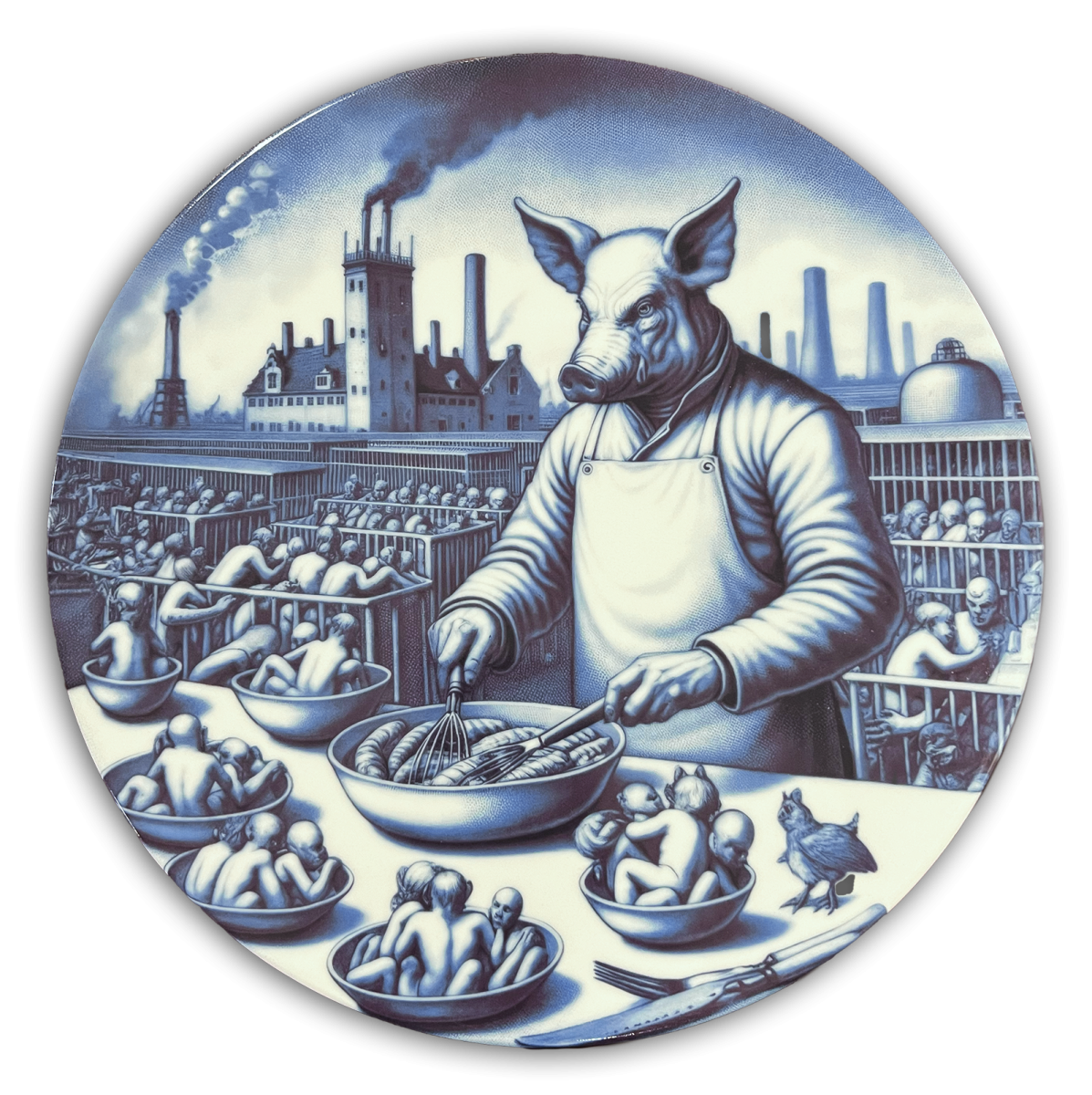 Burgertime Factory - artwork by Arno Coenen