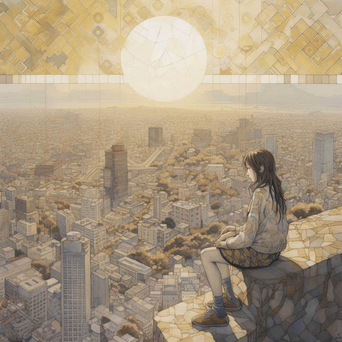 City View - artwork by Lily Chen
