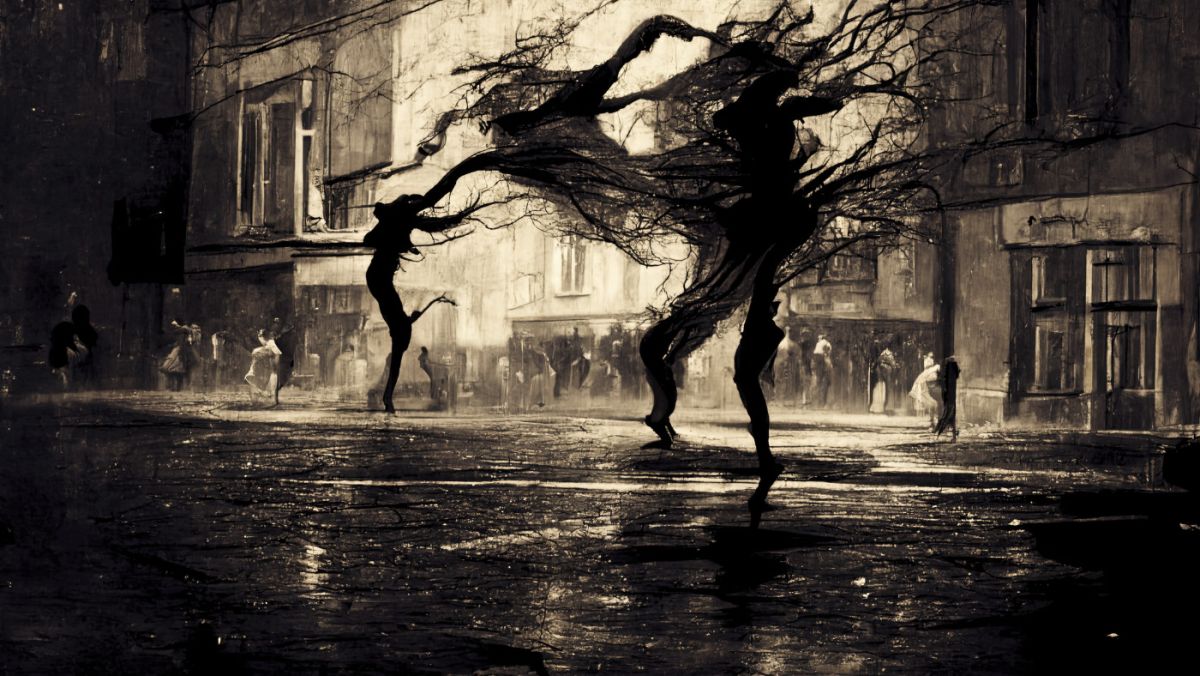 Dancing Trees - artwork by Sophia Perez