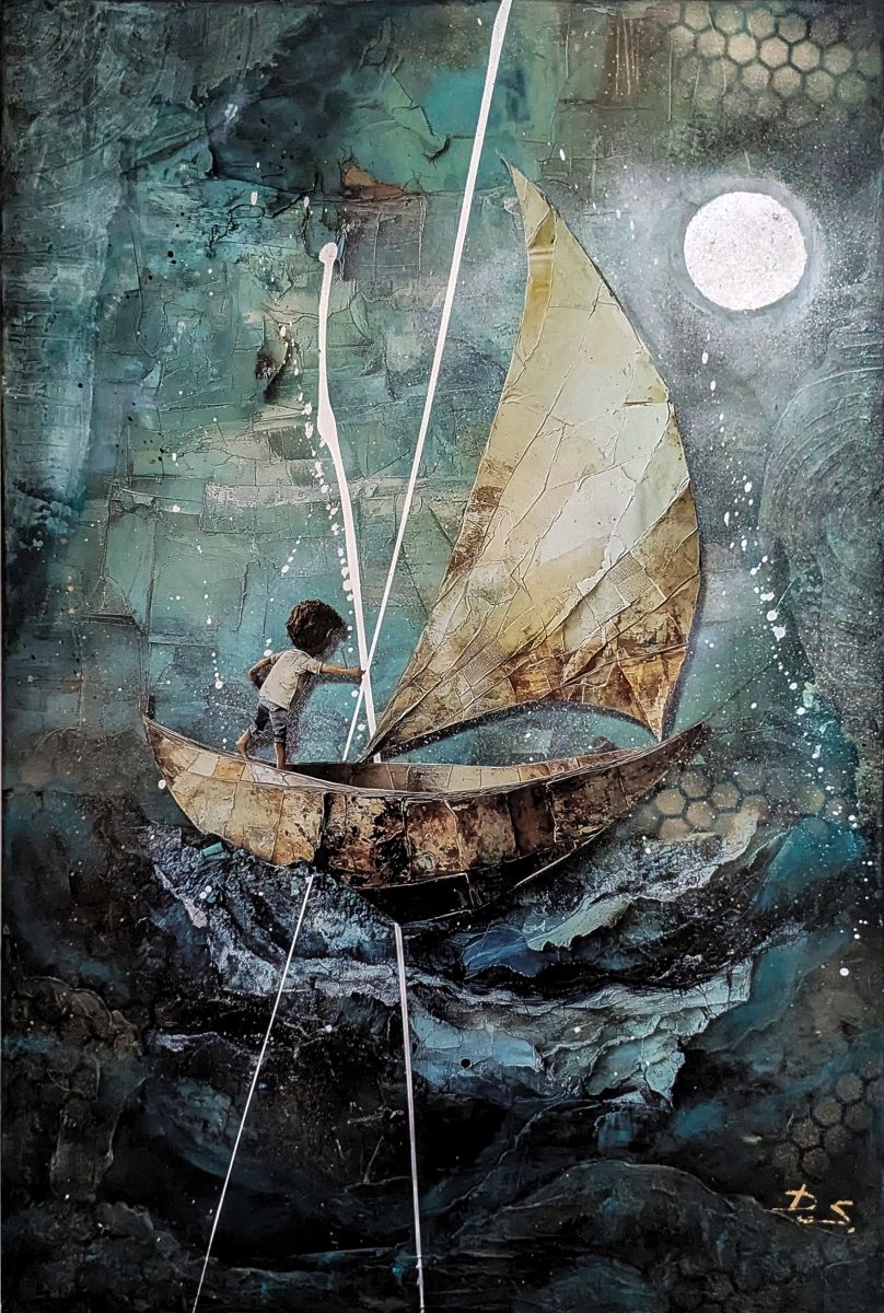 Midnight Sail - artwork by Dominik Stelzner