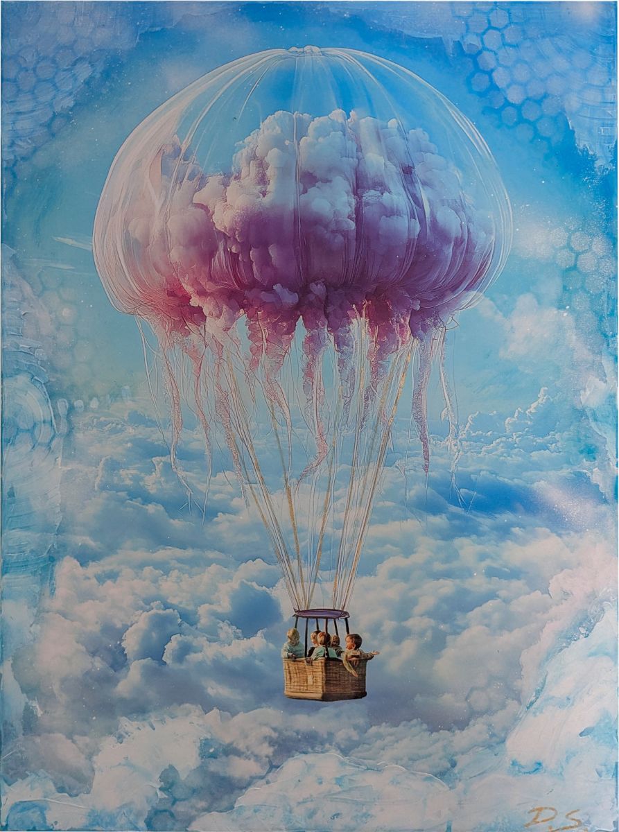 Paths in the sky 2 - artwork by Dominik Stelzner