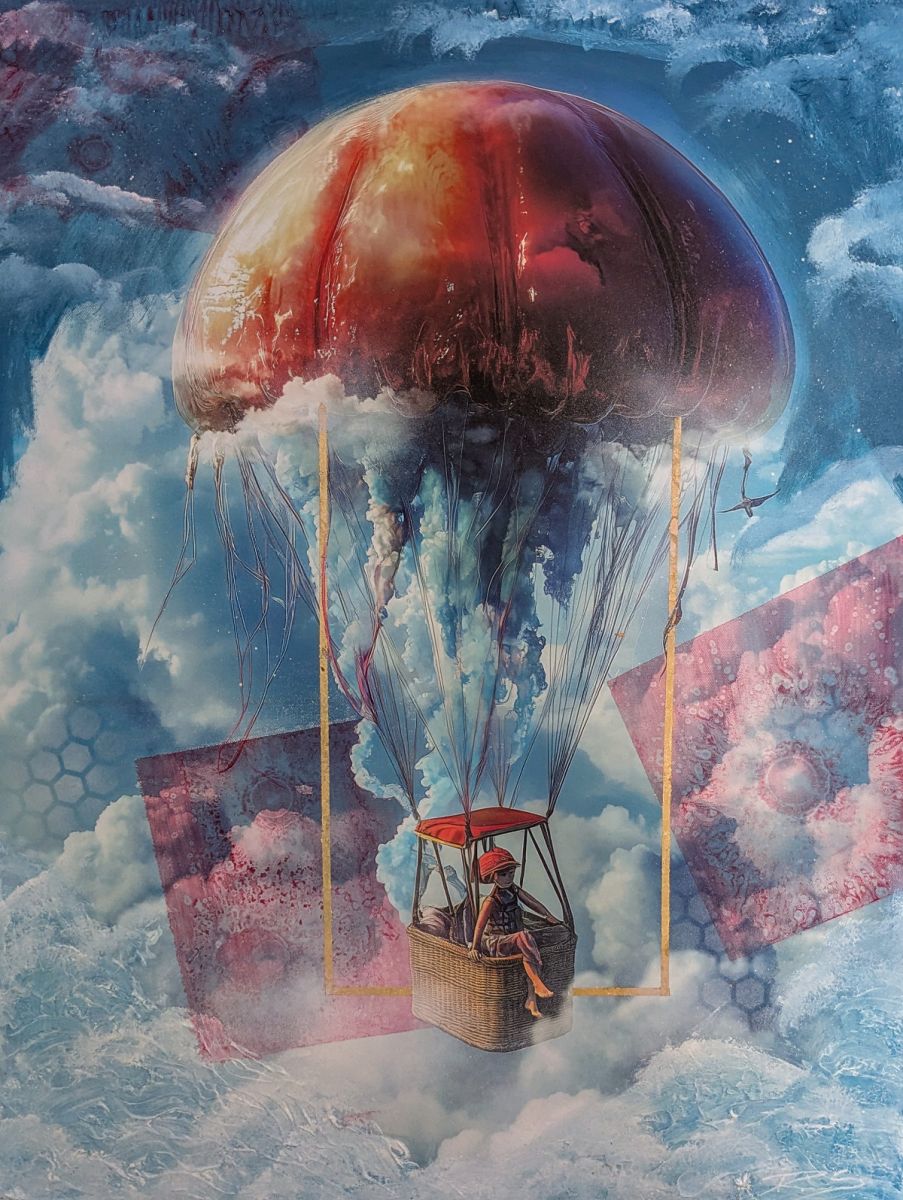 Paths in the sky 3 - artwork by Dominik Stelzner