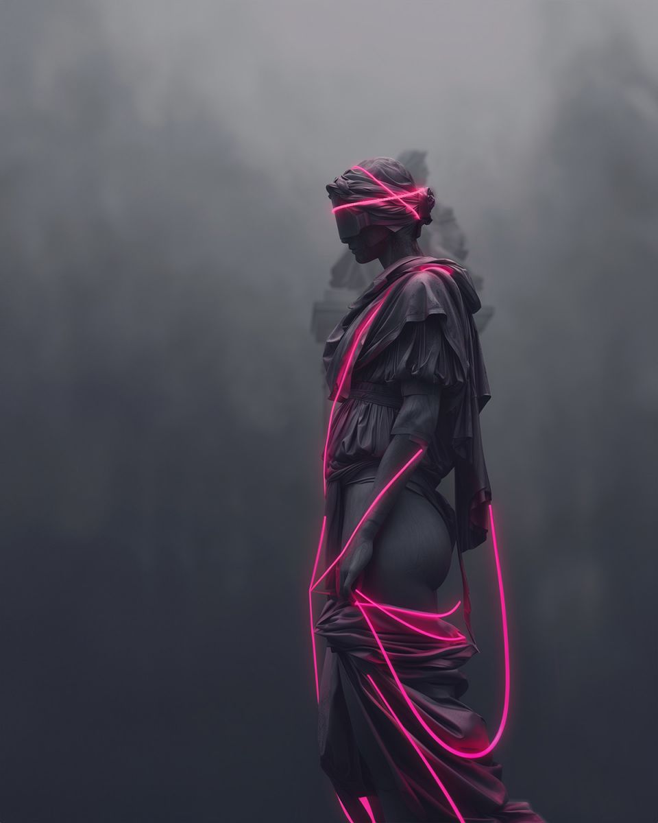 The Soul in AI - artwork by Mostafa Heravi