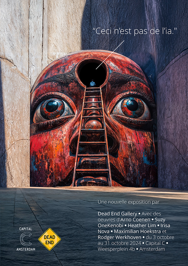 Ceci n'est pas de l'ia - exhibition at Dead End Gallery
