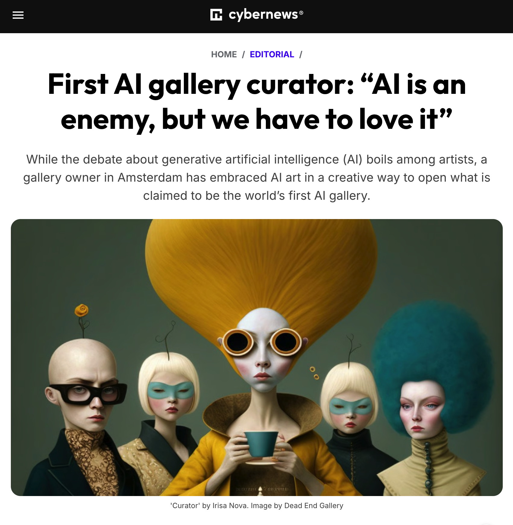 Cybernews AI is an enemy, but we have to love it