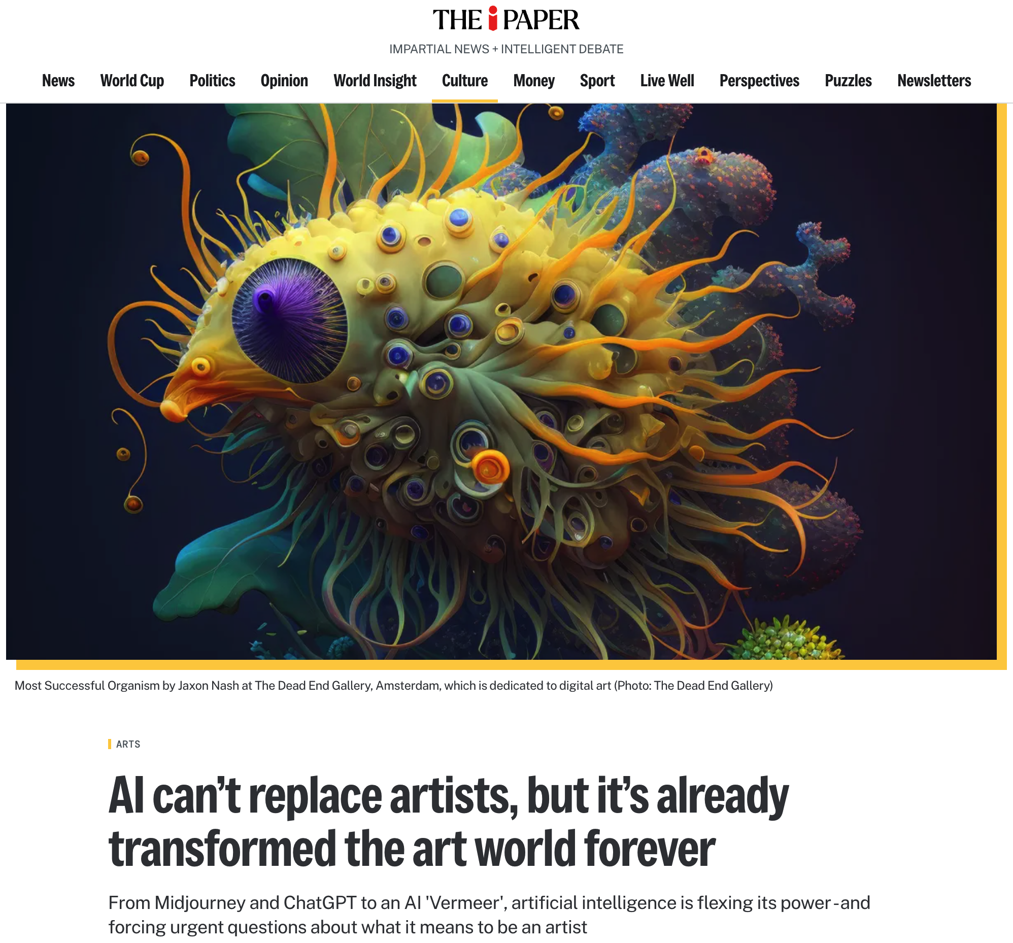 AI can’t replace artists, but it’s already transformed the art world forever