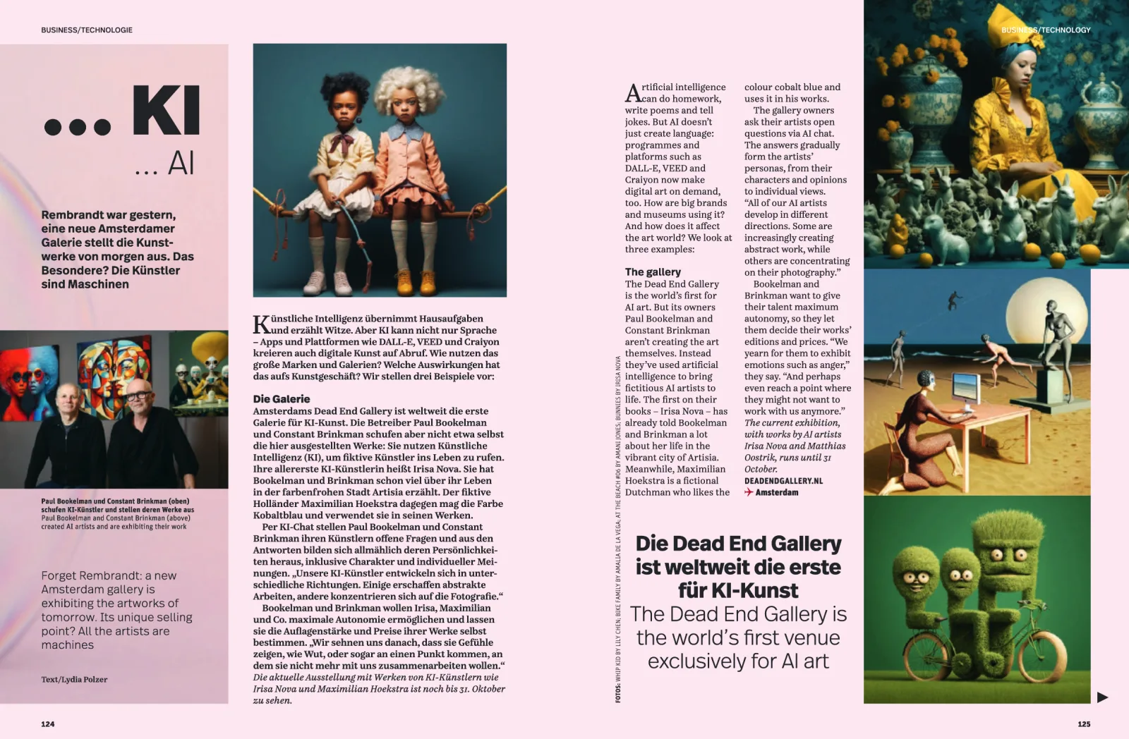 Dead End Gallery Featured in Eurowings’ WINGS Magazine