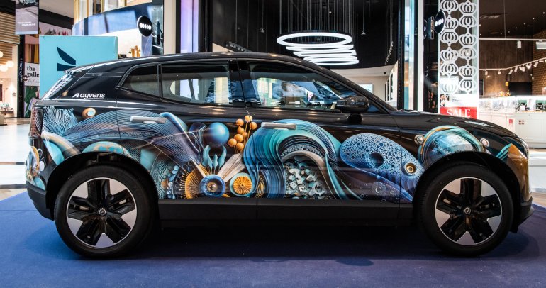 A Car Wrap designed by Jaxon Nash